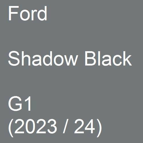 Ford, Shadow Black, G1 (2023 / 24).